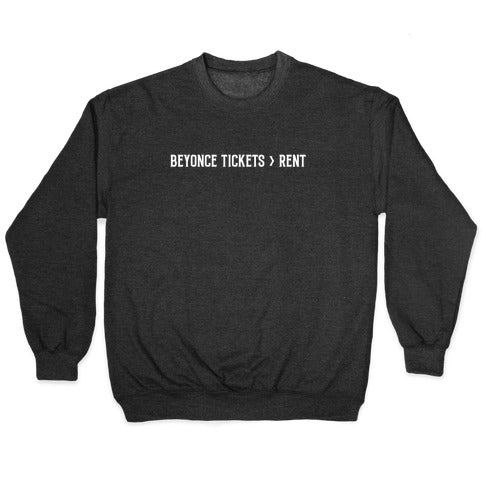 Beyonce Tickets > Rent Crewneck Sweatshirt