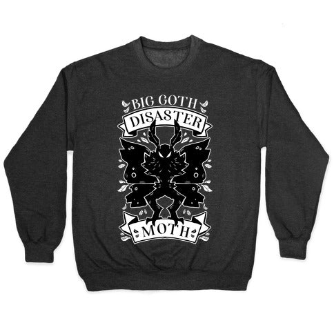 Big Goth Disaster Moth Crewneck Sweatshirt