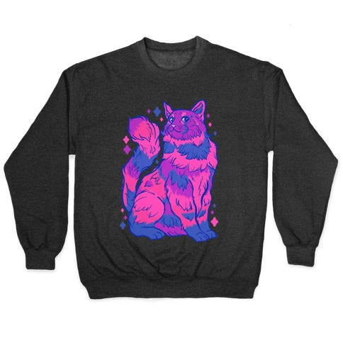 Bisexual Pride Cat Crewneck Sweatshirt