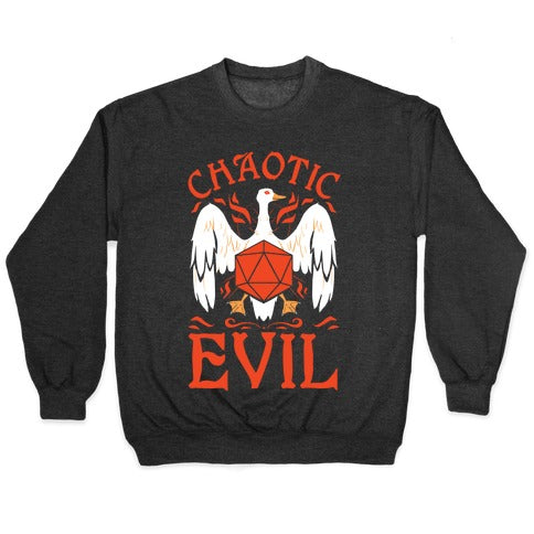 Chaotic Evil Goose Crewneck Sweatshirt