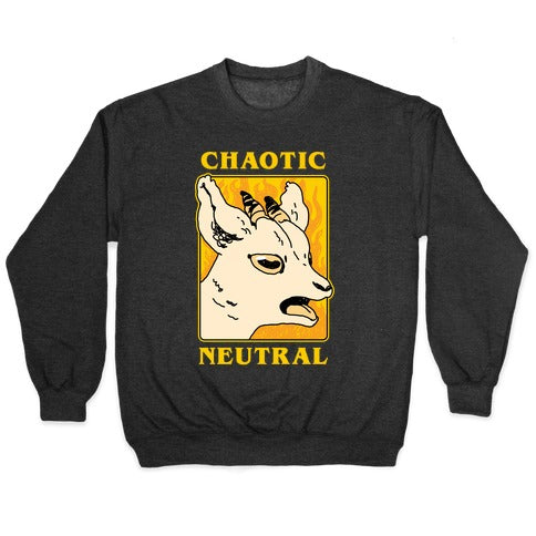Chaotic Neutral Goat Crewneck Sweatshirt
