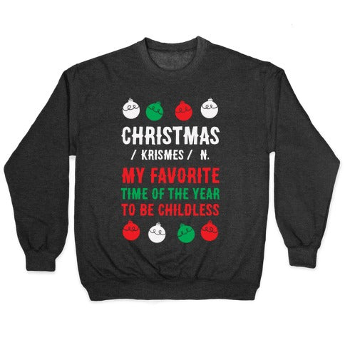 Christmas Definition Crewneck Sweatshirt