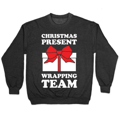 Christmas Present Wrapping Team Crewneck Sweatshirt