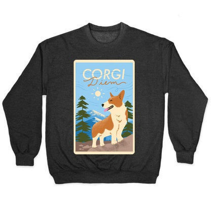 Corgi Diem Crewneck Sweatshirt
