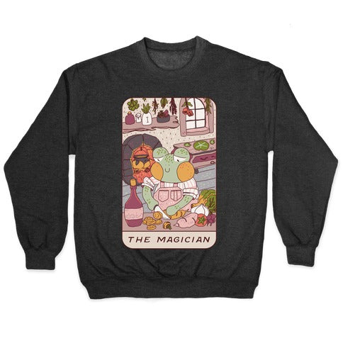 Cottagecore Magician Tarot Card Crewneck Sweatshirt