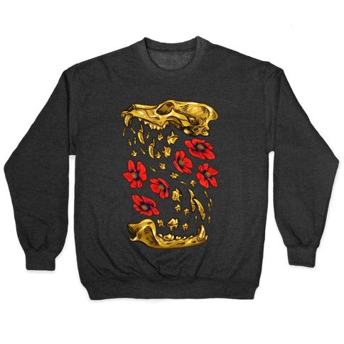 Coyote's Golden Skull Crewneck Sweatshirt