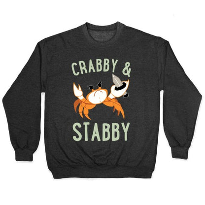 Crabby & Stabby Crewneck Sweatshirt