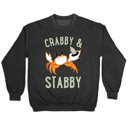 Crabby & Stabby Crewneck Sweatshirt