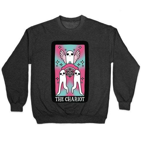 Creepy Cute Tarot : The Chariot Fresno Nightcrawler Crewneck Sweatshirt