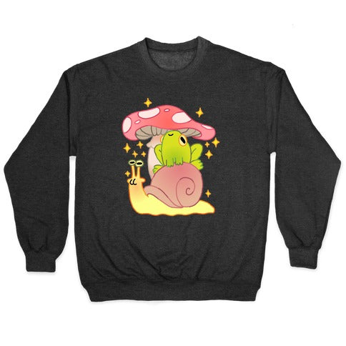 Cute Snail & Frog Crewneck Sweatshirt