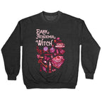 Dark Academia Witch Pattern Crewneck Sweatshirt