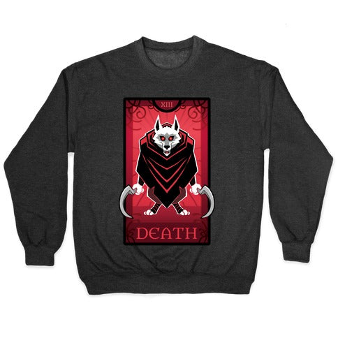 Death Wolf Tarot Crewneck Sweatshirt