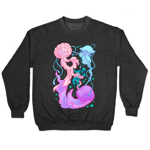 Deep Sea Diver & Jellyfish Crewneck Sweatshirt