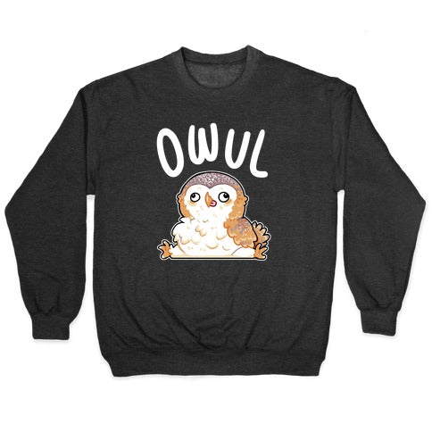 Derpy Owl Owul Crewneck Sweatshirt