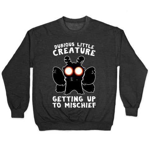 Dubious Little Creature Mothman Crewneck Sweatshirt