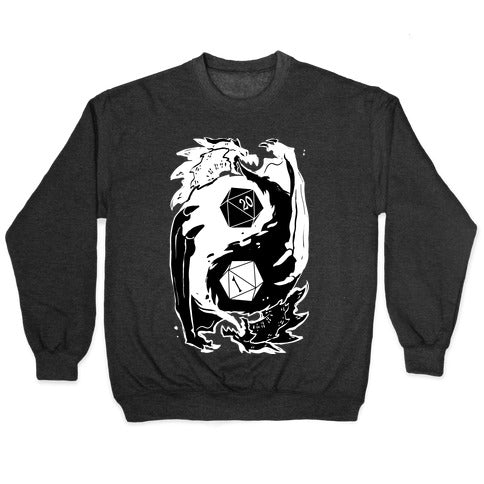 Dungeons and Dragons Yin Yang Crewneck Sweatshirt