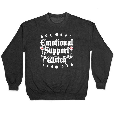 Emotional Support Witch Crewneck Sweatshirt