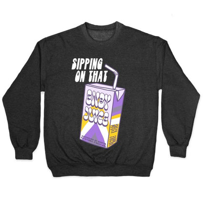 Enby Juice Juicebox Crewneck Sweatshirt