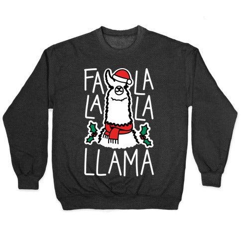 Falalala Llama Crewneck Sweatshirt