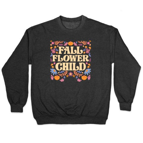 Fall Flower Child Crewneck Sweatshirt