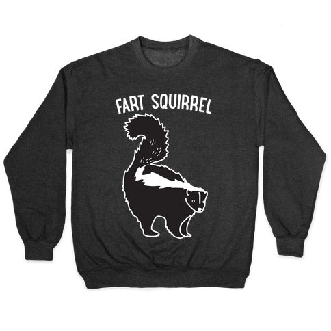 Fart Squirrel Skunk Crewneck Sweatshirt