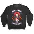 Fight Like a Demon Girl Nezuko Crewneck Sweatshirt