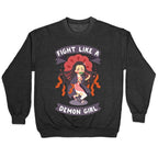 Fight Like a Demon Girl Nezuko Crewneck Sweatshirt