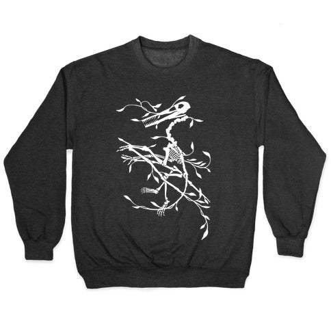 Floral Dinosaur Crewneck Sweatshirt