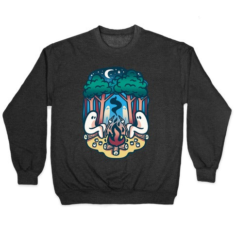 Fresno Night Roasters White Print Crewneck Sweatshirt