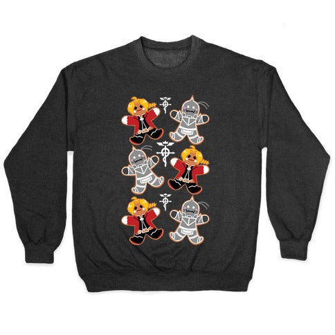 Fullmetal Alchemist Gingerbread Men Crewneck Sweatshirt