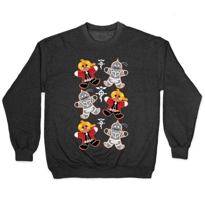 Fullmetal Alchemist Gingerbread Men Crewneck Sweatshirt