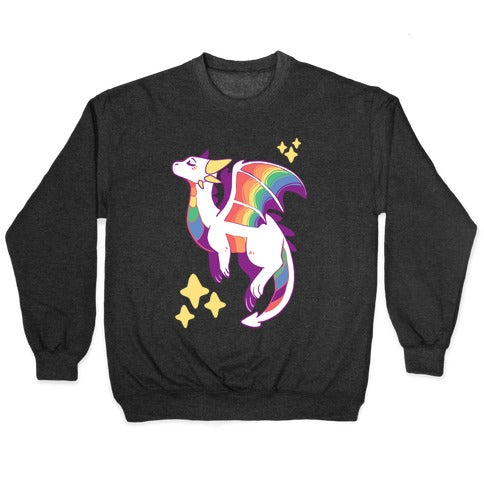 Gay Pride Dragon Crewneck Sweatshirt