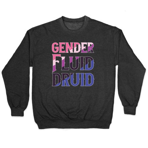 Genderfluid Druid Crewneck Sweatshirt