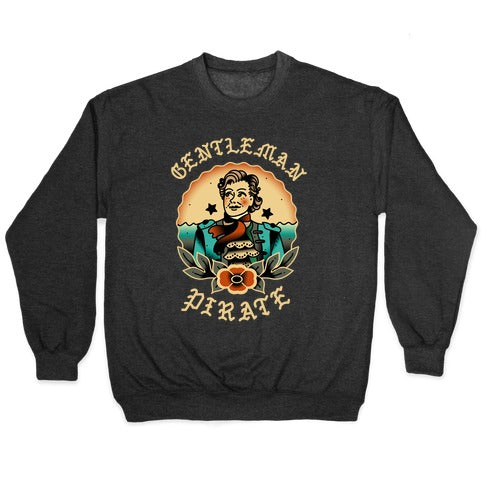 Gentleman Pirate Sailor Jerry Tattoo Crewneck Sweatshirt