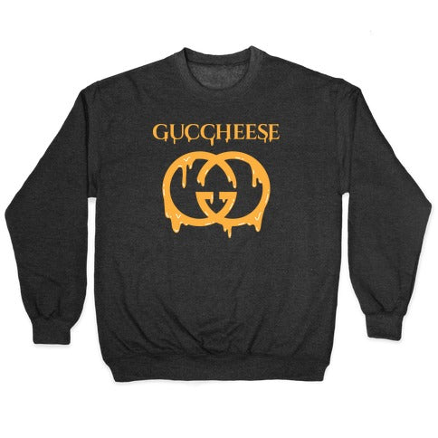 Guccheese Cheesy Gucci Parody Crewneck Sweatshirt