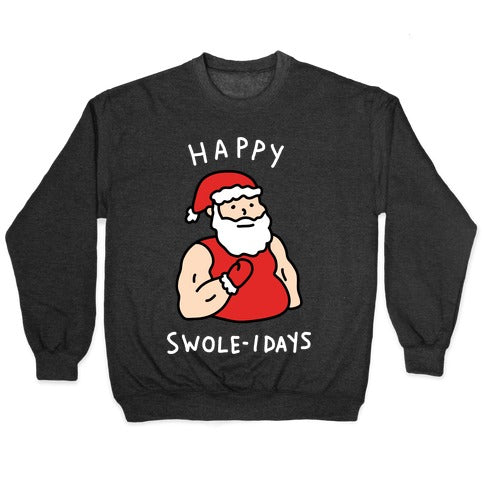 Happy Swole-idays Christmas Crewneck Sweatshirt