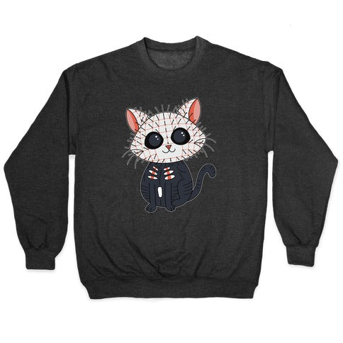 Hellraiser Pinhead Kitten Crewneck Sweatshirt