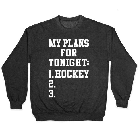 Hockey Plans Crewneck Sweatshirt