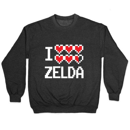 I Heart Zelda Crewneck Sweatshirt
