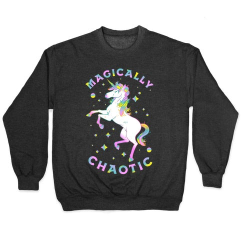 Magically Chaotic Unicorn Crewneck Sweatshirt