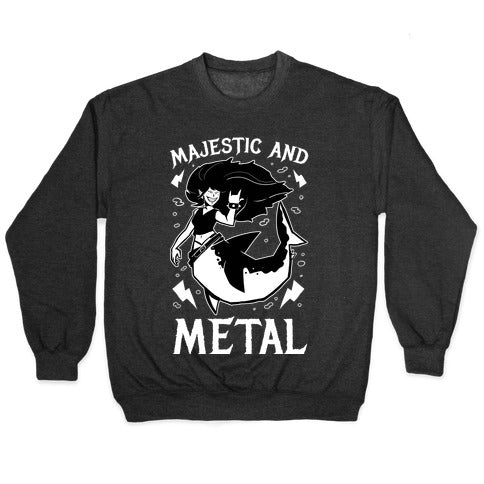 Majestic And Metal Crewneck Sweatshirt