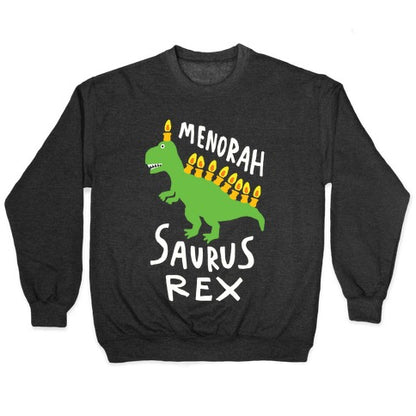 Menorah Saurus Rex Crewneck Sweatshirt