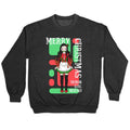 Merry Christmas Demon Girl Nezuko Crewneck Sweatshirt