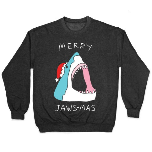 Merry Jaws-mas Christmas Crewneck Sweatshirt