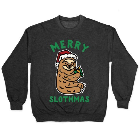 Merry Slothmas Crewneck Sweatshirt