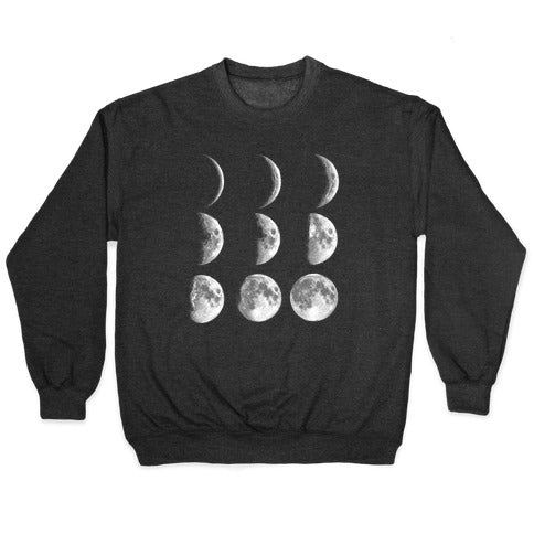 Moon Phases Crewneck Sweatshirt