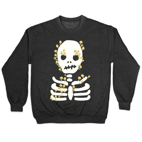 Mushroom Skeleton Crewneck Sweatshirt