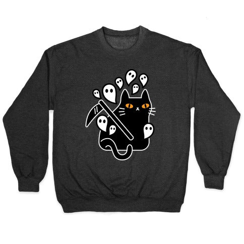 Nine Lives Reaper Cat Crewneck Sweatshirt