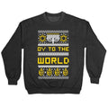 Oy To The World Ugly Sweater Crewneck Sweatshirt