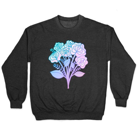 Pastel Vulva Bouquet Crewneck Sweatshirt